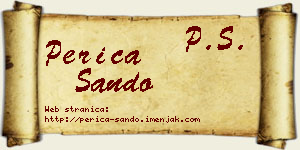 Perica Sando vizit kartica